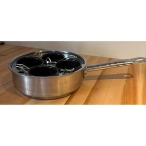Resto Demeyere 4 cup egg poacher 18/10 stainless steel without lid